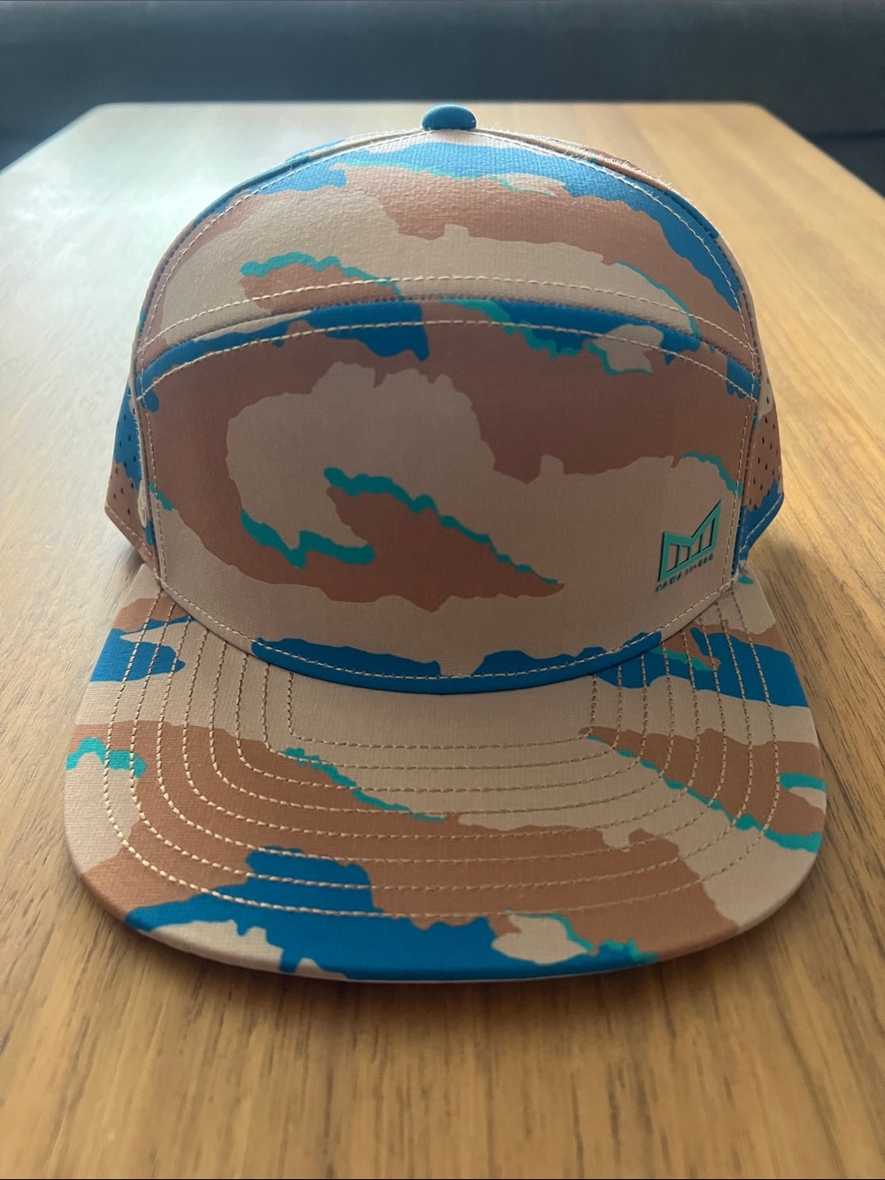 Melin Headwear Camo 5-Panel Hat Hawaii 808 Hydro